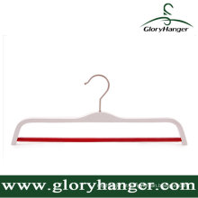 Alta qualidade branco Plywood pant Hangers com antiderrapante Rod